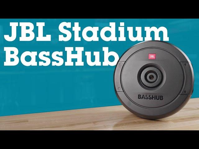 JBL Stadium BassHub spare tire subwoofer | Crutchfield