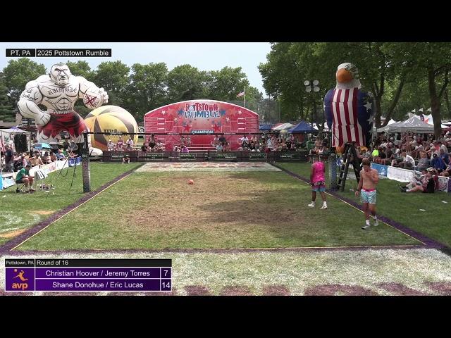 2025 AVP Pottstown Rumble | Men’s Open Round of 16 | Hoover / Torres VS Donohue / Lucas