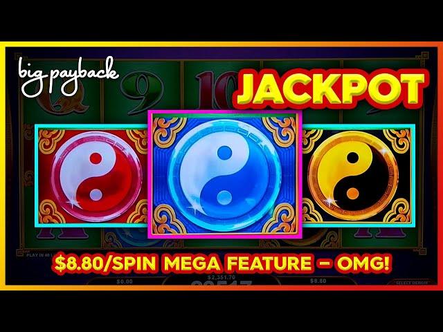 SUPER RARE JACKPOT! ALL 3 POTS AT MAX BET! Dragon's Law Slots!