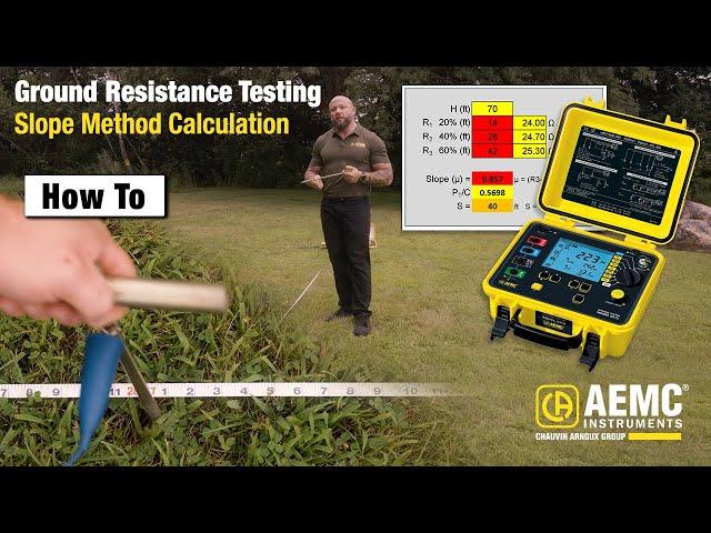 How to: Slope Method Ground Resistance Test and Calculation