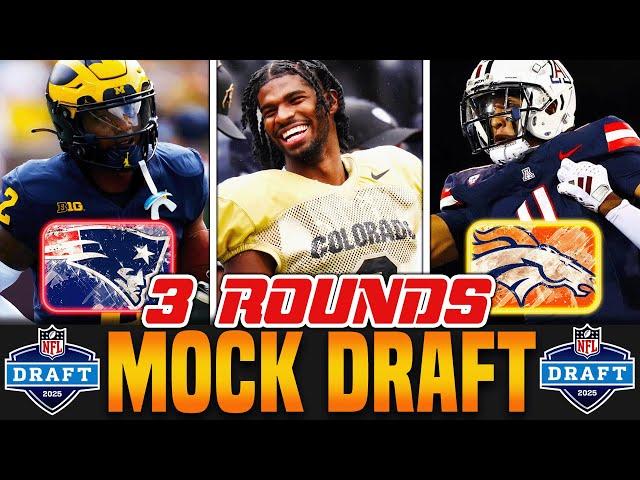 3 Round 2025 NFL Mock Draft