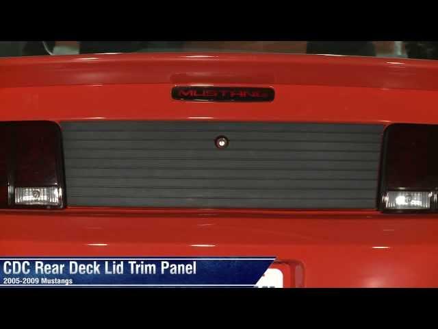 Mustang Rear Deck Lid Trim Panel by CDC (05-09 All) Review