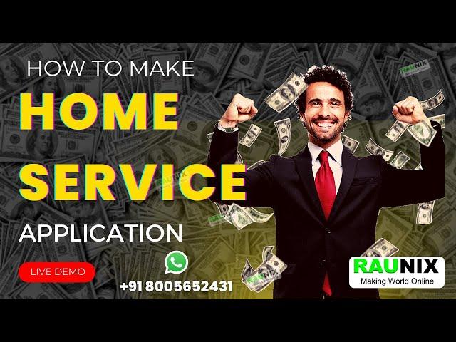 how to make home services app | how to make on demand service app | How to make service booking app