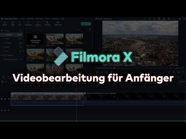 Filmora X Tutorial: Das beste Videobearbeitungsprogramm für Anfänger und Profis (Deutsch)