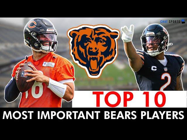 Top 10 MOST IMPORTANT Chicago Bears Players For 2024 NFL Season