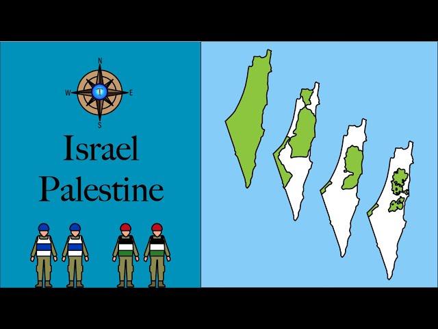 Map of the Israel Palestine conflict through time  