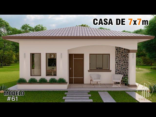 Hermosa casa pequeña  Casa de 7x7m