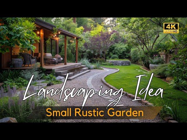 Cozy Backyard Retreat: Rustic Small Garden Landscaping Ideas to Transform Your Tiny Outdoor Living