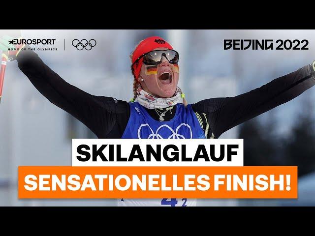 Sensationelles Finish! Carl stürmt zu Gold im Teamsprint | Olympische Winterspiele 2022