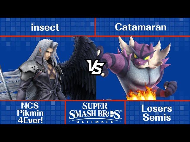 NCS Pikmin 4Ever! - insect (Sephiroth) vs Catamaran (Incineroar, Diddy Kong) - Ultimate Singles