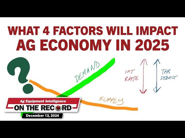 What 4 Factors Will Impact Ag Economy in 2025