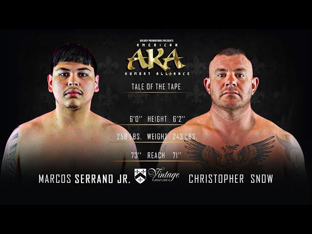 AKA 41 Bout 4 Christopher Snow vs Marcos Serrano JR