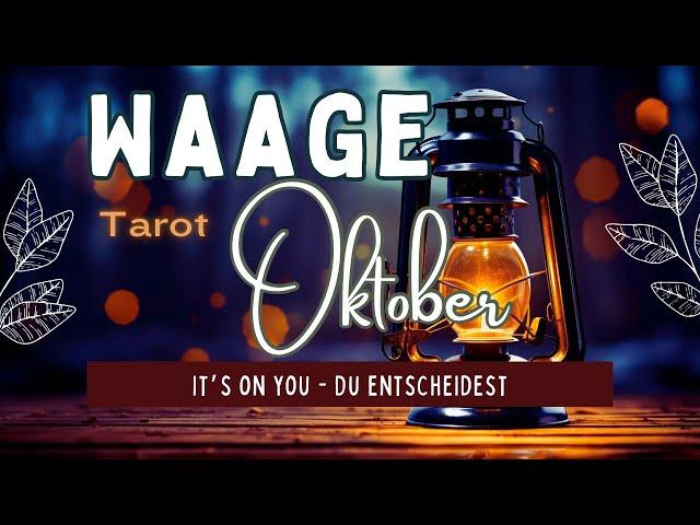 WAAGE - OKTOBER ️ Dein Weg | Gewinnen oder verlieren - du entscheidest 