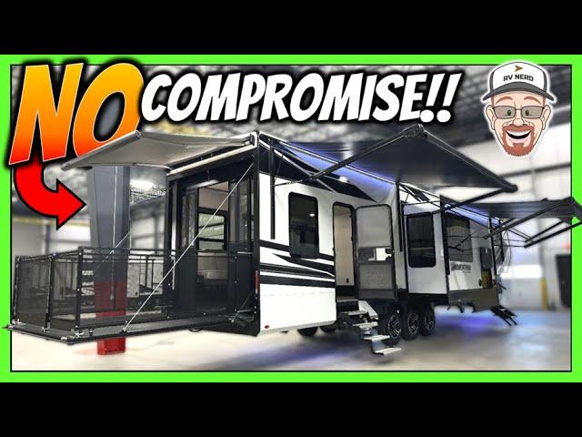 A Toy Hauler that ACTUALLY has a Great Living Room! NEW 2024 Momentum 414M Fifth Wheel RV