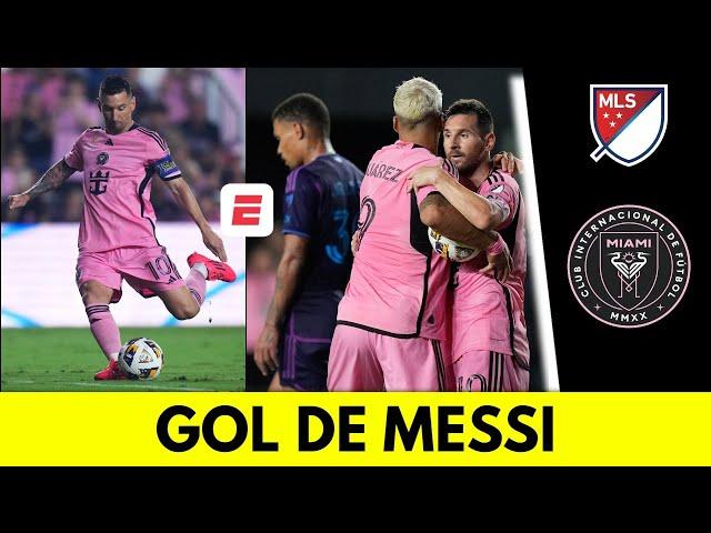 MADRE MIA que GOLAZO de Lionel MESSI para poner el 1-1 del INTER MIAMI vs Charlotte FC | MLS