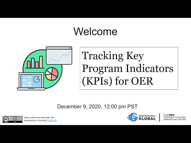 Tracking Key Program Indicators (KPIs) for OER