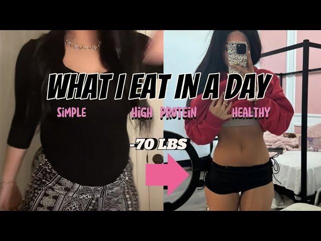 WHAT I EAT IN A DAY | how to lose fat & gain muscle