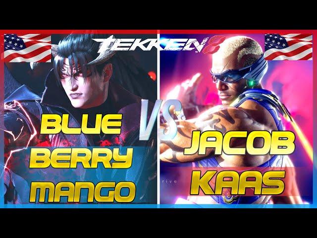 Tekken 8  BlueBerryMango (Rank #2 Devil Jin) Vs JacobKaas (Raven)  Ranked Matches