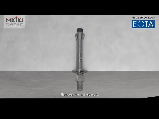 Installation Process of NJMKT Undercut Anchor