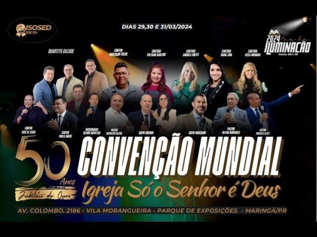 ANDERSON FREIRE NO JUBILEU DE OURO DA IGREJA SÓ O SENHOR É DEUS