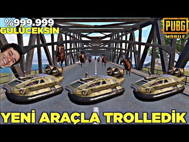 YENİ ARAÇLA TROLLEDİK  KÖPRÜYÜ KAPATTIK ( %100 PUSU )  PUBG MOBİLE KOMİK MONTAJ