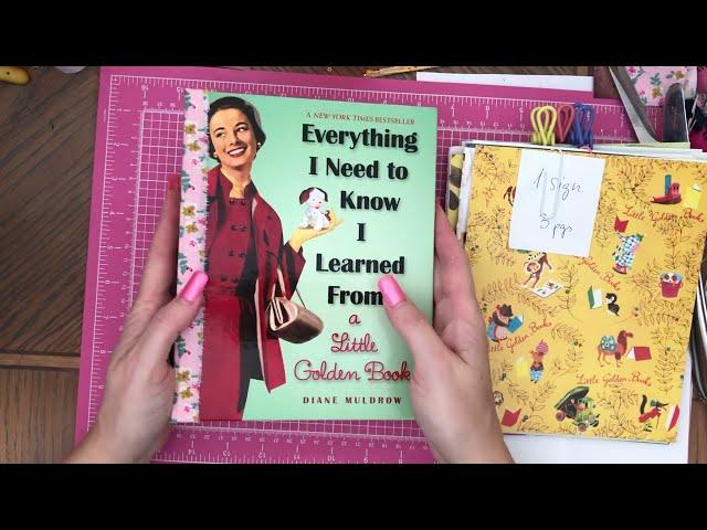 Everything I need to know I learned from a Little Golden Book - Tutorial - Part 2/7 making the cover