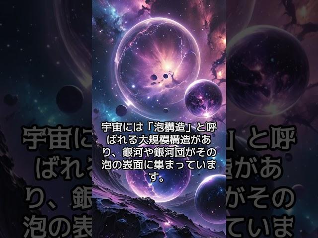 宇宙の謎と驚き！宇宙の泡構造は宇宙の約80%を覆っている#宇宙の泡構造 #ボイド #銀河 #科学雑学 #天文現象 #雑学「VOICEVOX:青山龍星」