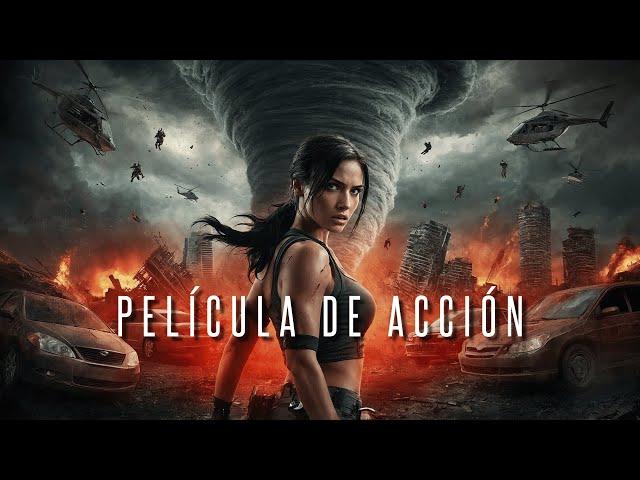 Película CATÁSTROFE. Ciudad destruida por súper ciclón. Película de acción, aventura en español HD