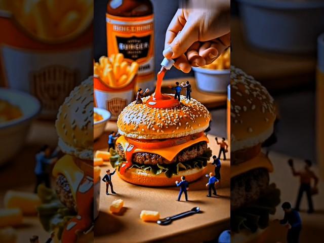 If burger  makers are small it's look like this - #ai #aifood #assemblyai #aicareers #aicommunity