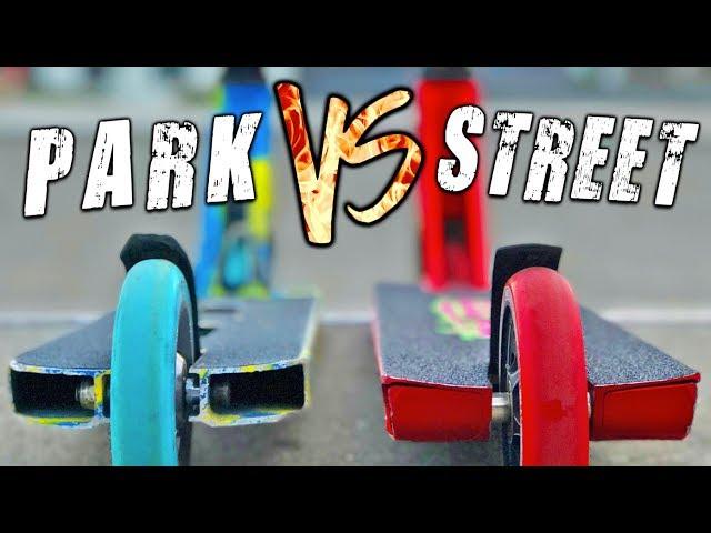 *PARK vs STREET* BEST CUSTOM PRO SCOOTERS