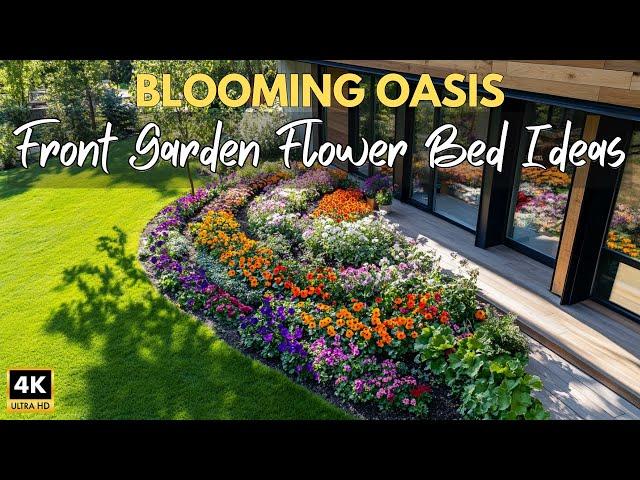 Create a Blooming Oasis: Front Garden Flower Bed Inspirations!