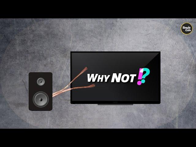 Why Can't I Connect Speaker Wire to my TV?