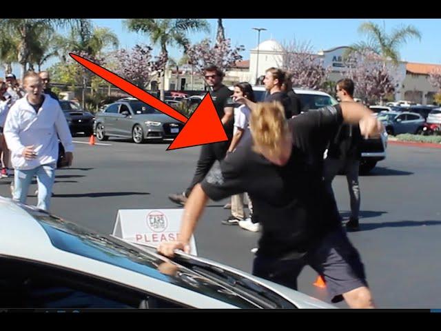 South OC Cars and Coffee Lamborghini Fight