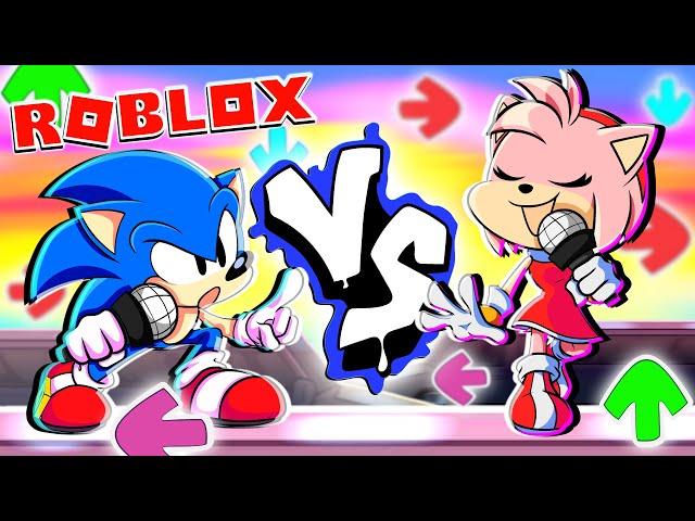 Sonic VS Amy!! - ROBLOX Friday Night Funkin' (Funky Friday)