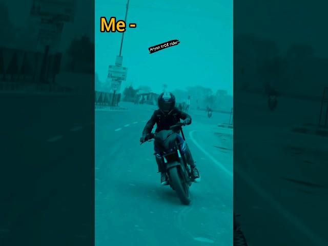 Sigma boys  rider others vs me  #attitude @aryan-tr08rider #shorts