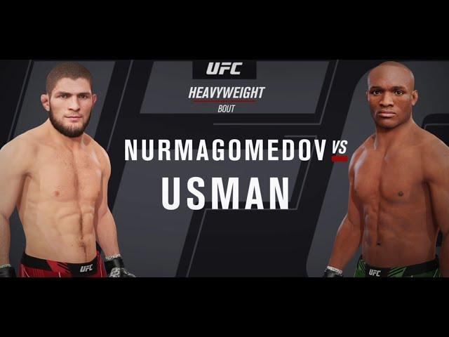 KHABIB NURMAGOMEDOV VS KAMARU USMAN| UFC #ufc  | FREE FIGHT | T.S.V.TheHive | EA Sports UFC 4 #ufc4