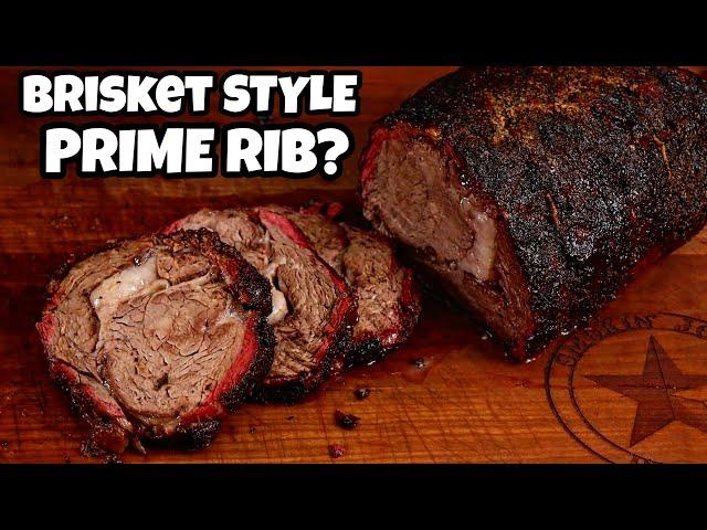 Prime Rib Smoked Like A Brisket - Prime Rib Experiment