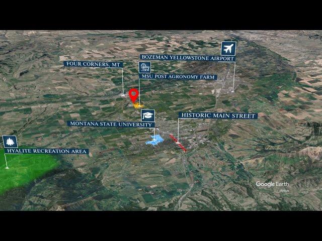 Satellite Map Video of 569 Arrow Trail | Bozeman, Montana