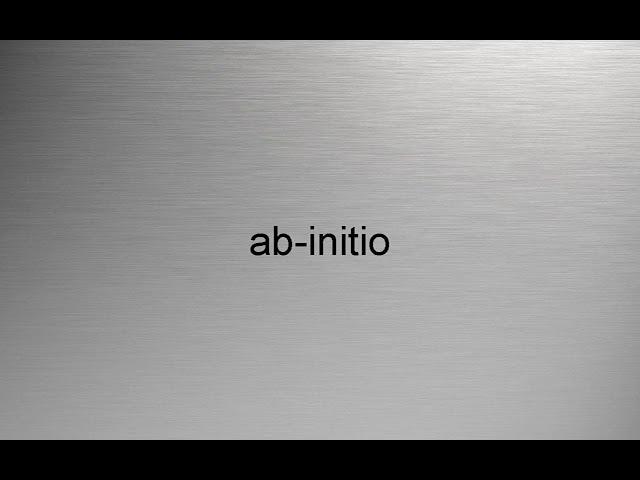 HOW TO PRONUNCIATION ab-initio? | ab-initio AUSSPRACHEN | ab-initio PRONONCIATIONS |