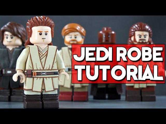 LEGO Customizing Tutorial: How to Make JEDI ROBES for your Minifigures!