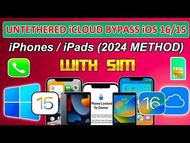 iCloud Bypass Windows/Mac with Sim/Signal iOS 17.6.1/16.7.10/15.8.3 iPads & iPhone 6S/7/7+/8/8+/X