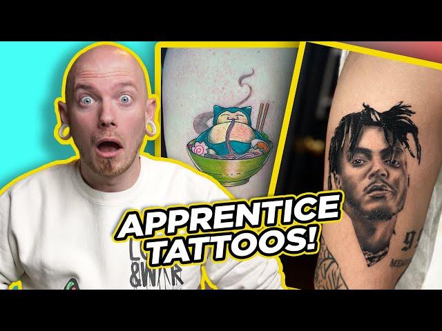 APPRENTICE TATTOOS #19 | Tattoo Critiques | Pony Lawson