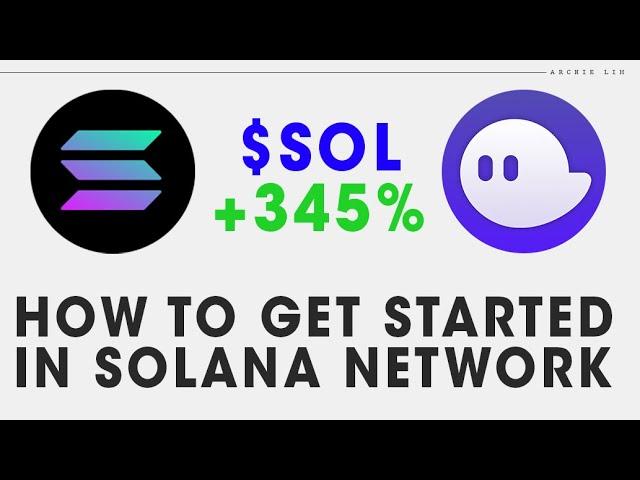 SOLANA NETWORK: Quick and Easy Tutorial on How to Get Started! | Archie Lim