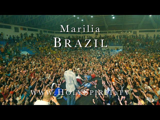 Fire of Holy Spirit falling upon youth in BRAZIL!!