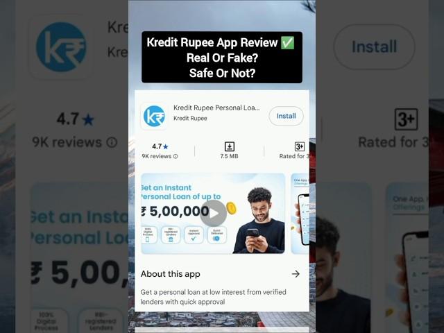 Kredit Rupee Loan App Real Or Fake  Safe Or Not? #kreditrupeeloan