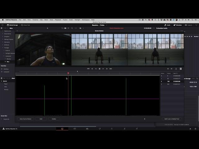 QuickTip DaVinci Resolve: Scene Cut Detection