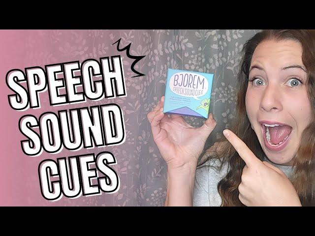 Speech Sound CUES for Speech Therapy (BJOREM Speech Sound Cues Pack)