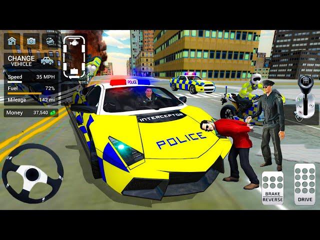 US Police Car Transporter Driving - Police Trailer Truck Driver Simulator 3D - Android GamePlay