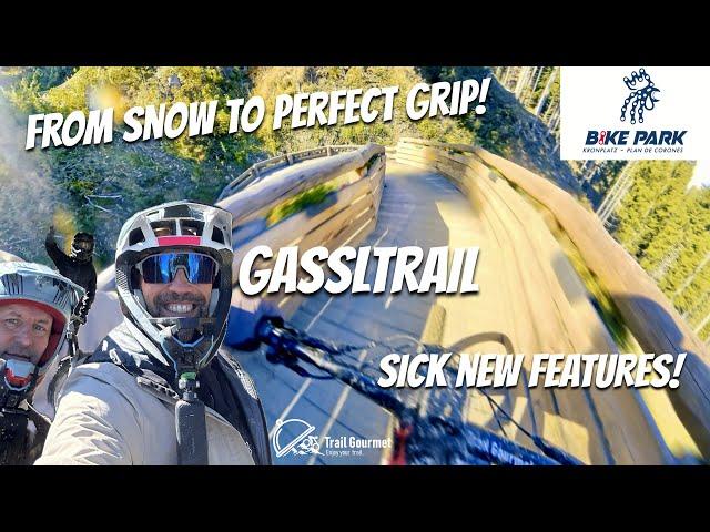 Gassltrail Kronplatz! Snow at the top, then perfect grip! Never rode my EMTB faster!  YT Decoy