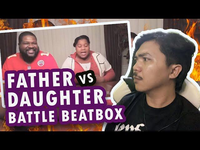 BEATBOX Father VS Daughter Crazy Battle - REACTION #beatbox #beatboxfather #beatboxdaughter